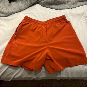 Lululemon | Medium | Orange | Pace Breaker Shorts